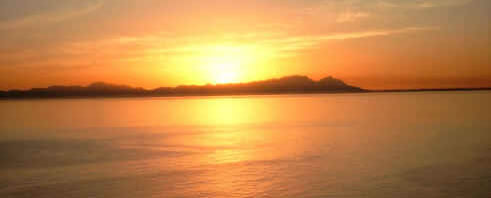 Sonnenuntergang in der False Bay